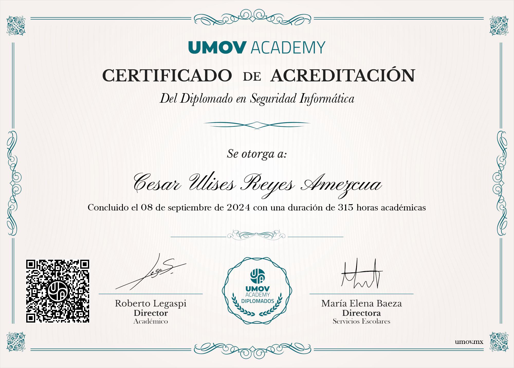 UMOV Academy Universidad en Línea - Diplomado en Seguridad Informática